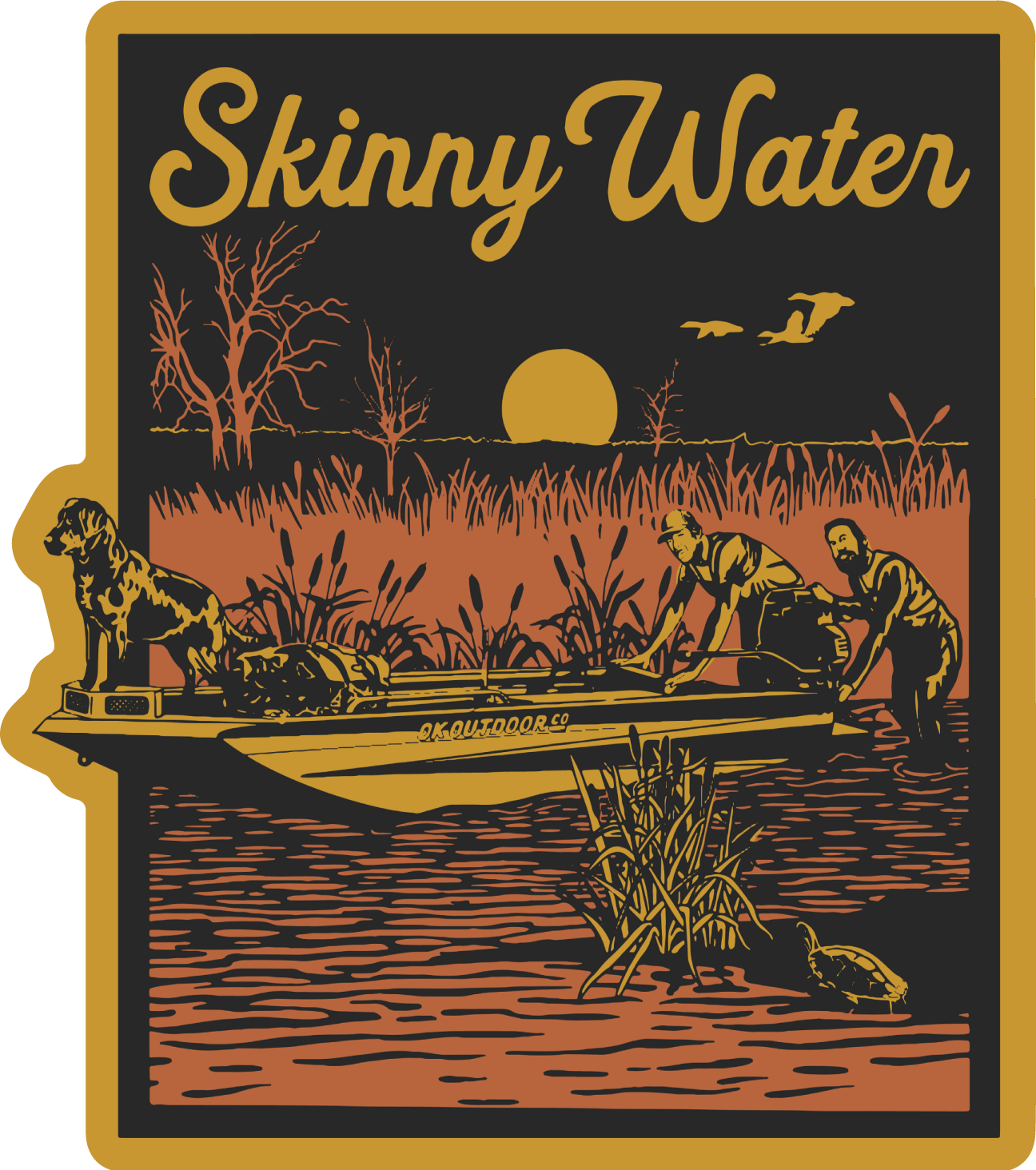 Skinny Water Sticker